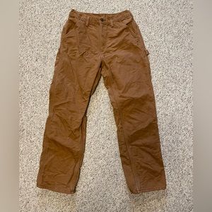 Carhartt flannel lined pants